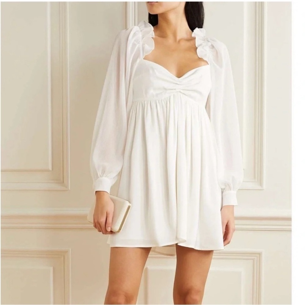 Vanessa Cocchiaro Charlotte Ruffle Mini Dress - Picture 2 of 12